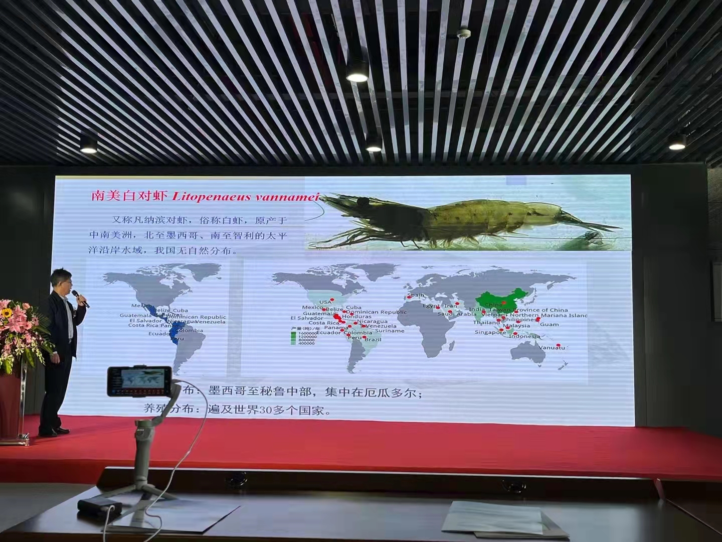 福龙膜科技开发有限公司的无菌海水白对虾产卵